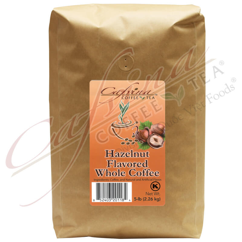 Hazelnut Flavored Whole Coffee